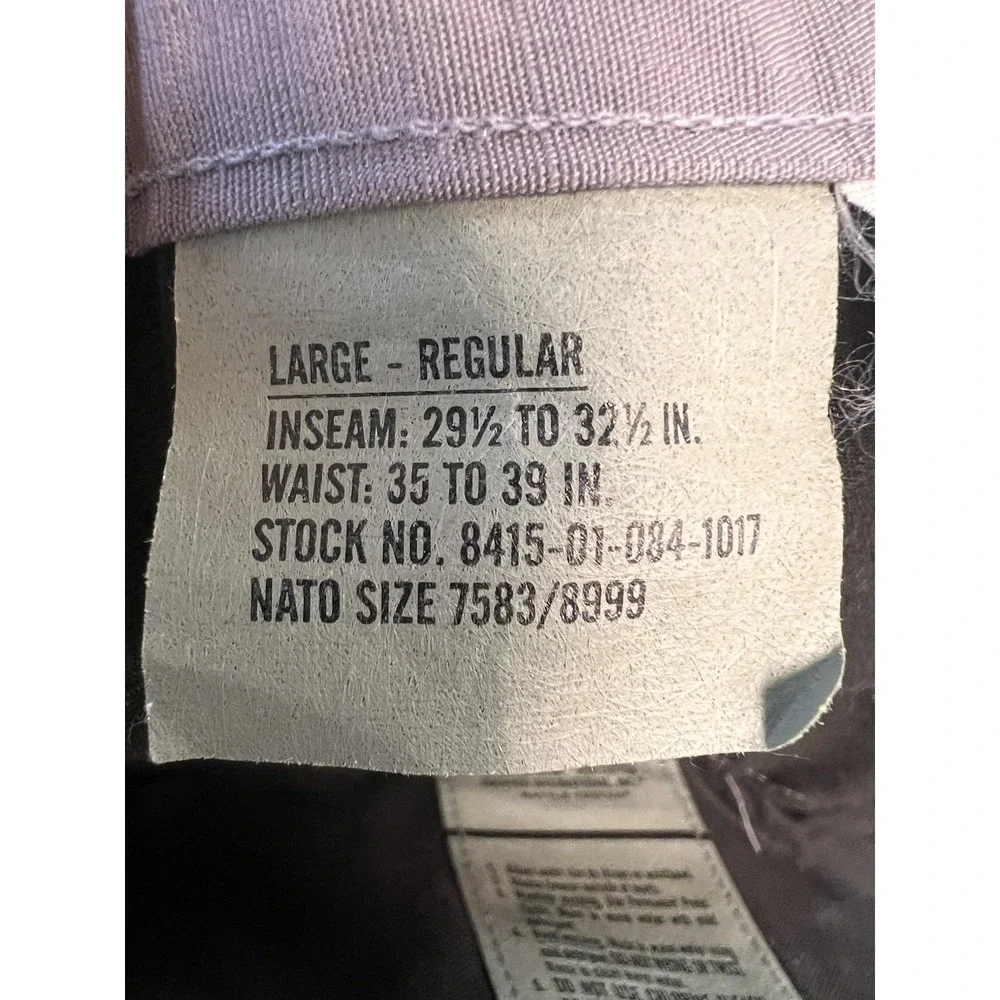 Propped Combat Trousers Gray Cargo Pants Sz‎ L Pll100-98-C-9500 Waist 35-39